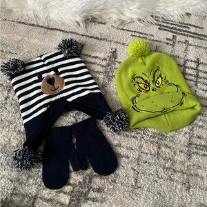 Beanies and gloves for sell new never used kids
